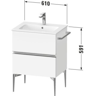 DURAVIT SV4643010220000 Sivida WTU 610x591x477mm, f. Bodenst.