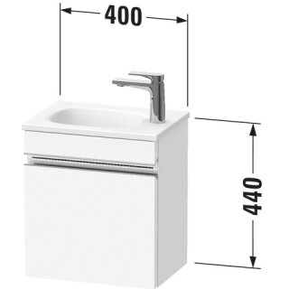 DURAVIT SV4649L10550000 Sivida WTU 400x440x295mm Tür 1  L