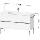 DURAVIT SV46530BD180000 Sivida WTU 1210x592x477mm,f....