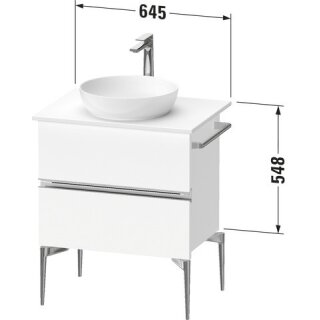 DURAVIT SV46570BD550000 Sivida WTU 645x548x475mm,f. Bodenst.