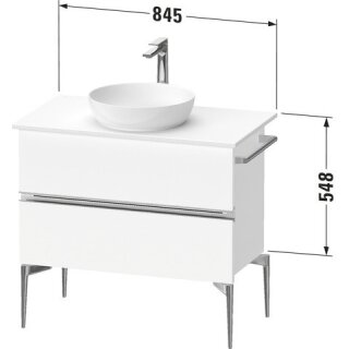 DURAVIT SV46580BD180000 Sivida WTU 845x548x475mm,f. Bodenst.