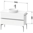 DURAVIT SV4659010490000 Sivida WTU 1045x548x475mm,f.Bodenst.