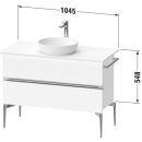 DURAVIT SV4659010HH0000 Sivida WTU 1045x548x475mm,f. Bodenst.