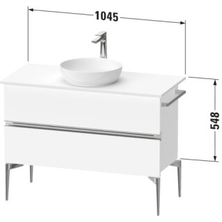 DURAVIT SV46590BD220000 Sivida WTU 1045x548x475mm,f.Bodenst.