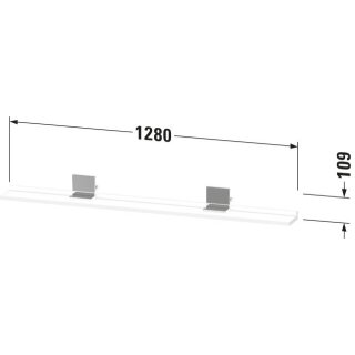 DURAVIT SV74350BD490000 Sivida Spiegel Ablage 1280x115x35mm