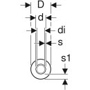 Geberit 619160002 Systemrohr ML, rund vorged&auml;mmt 26mm