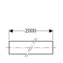 Geberit 619161002 Systemrohr ML, rund vorged&auml;mmt 26mm