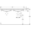 Geberit 122230000 Renova Plan Doppelm&ouml;belwaschtisch