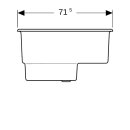 Geberit 407730016 baignoire si&egrave;ge Bambini