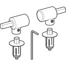Geberit 598054000 Set Scharniere f&uuml;r WC-Sitz Flow
