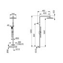 Hansa 4719911381 Regenbrause-Duscharmatur HANSAAURELIA