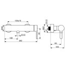 Hansa 51860193 EHM Brausebatt. HANSADESIGNO Style