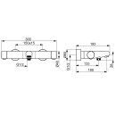 Hansa 5810230180 Waf&uuml; und Brausebatt. HANSAPRISMA 5810