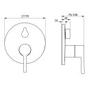 Hansa 8260906780 EHM FM-Set f. Waf&uuml;/Br. HANSAVANTIS