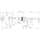 Ideal Standard BD957AA Wand-Waschtischarmatur La Dolce Vita