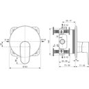 Ideal Standard BE127RO Armaturen-Paket Alu+ Rose