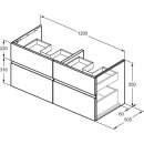 Ideal Standard E3399UQ M&ouml;beldoppel-WT-Unterschrank Finesse