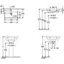 Villeroy &amp; Boch 4A0055R1 Waschbecken Compact Avento...