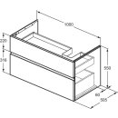 Ideal Standard E3446US MWT-Unterschrank Finesse Siphon re.