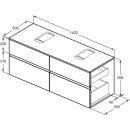 Ideal Standard E3507UR WTUnterschrank Finesse Ausschnitt r/l