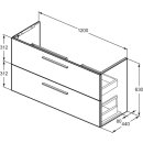 Ideal Standard T5258DU MWT-Unterschrank i.life A 2 Ausz&uuml;ge