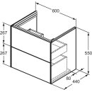 Ideal Standard T5574Y6 M&ouml;belwaschtischunterschrank Conca