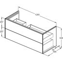 Ideal Standard T5582Y4 M&ouml;belwaschtischunterschrank Conca