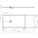 Ideal Standard T5625DD Brausewanne Ultra Flat S +