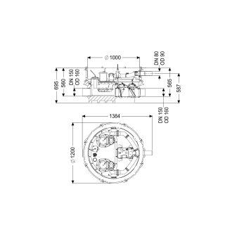 KESSEL-Rückstauhebeanlage Ecolift XL