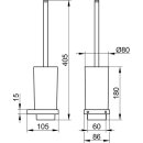 KEUCO 11164299000 B&uuml;rstengarn. Edition 11 11164, mit