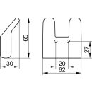 KEUCO 12713250000 Handtuchhaken Coll. Moll 12713,