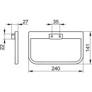 KEUCO 12721250000 Handtuchring Collection Moll 12721,
