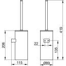KEUCO 12769210101 B&uuml;rstengarnitur Coll. Moll,