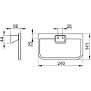 KEUCO 14621010000 Handtuchring Aveno 14621,