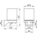 KEUCO 14652379000 Lotionspender Aveno 14652,