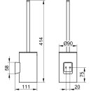 KEUCO 14664379000 B&uuml;rstengarnitur Aveno 14664,
