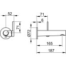 KEUCO 51516250101 Mitigeur lavabo encastr&eacute; EHM-WT Edition 400 51516
