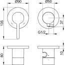 KEUCO 51551291221 EHM Set UP Edition 400 51551,