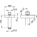 KEUCO 51689290100 Brausearm Elegance 51689,
