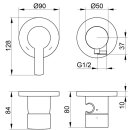 KEUCO 53951371221 EHM Set UP Plan blue 2-Wege 53951,
