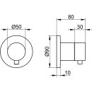 KEUCO 59541251001 Absperrventil IXMO Comfort 59541,