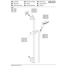 KEUCO 59587290802 Brause-Set eckig IXMO 59587