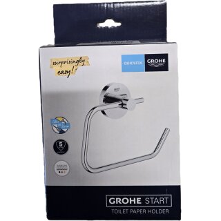 Grohe QuickFix Start - Toilettenpapierhalter, verchromt