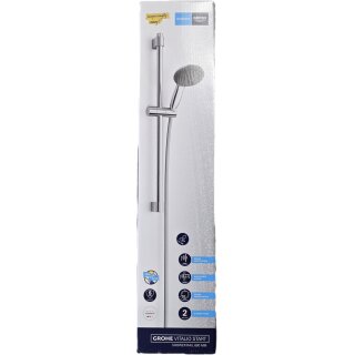 Grohe Vitalio Start - Set Handbrause, Stange und Schlauch, 2 Strahlarten, Chrom