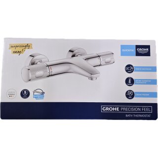 Grohe Precision Feel - Badewannenthermostat, Chrom