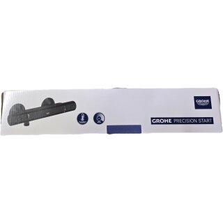 Grohe QuickFix Precision Start - Thermostat-Duscharmatur, schwarz matt