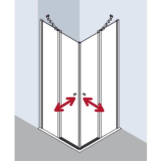 Kermi I2EOL075171AK Eck-Halbteil links Ibiza 2000 EOL 0750x