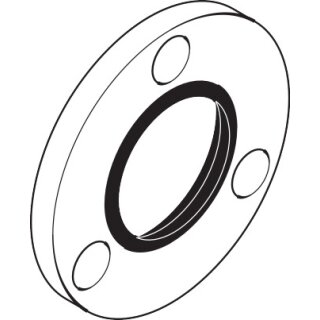 HANSGROHE 13936800 Rosette für Quattro d:108mm steel