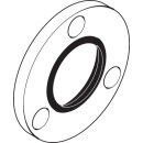 HANSGROHE 13936800 Rosette f&uuml;r Quattro d:108mm steel