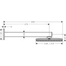 HANSGROHE 24550340 Kopfbrause Raindance Alive Q